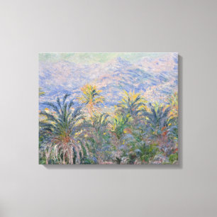 Toile Palmiers de Claude Monet   chez Bordighera