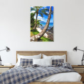 Toile Palmiers le long de la plage de Hideaways (Insitu(Chambre))