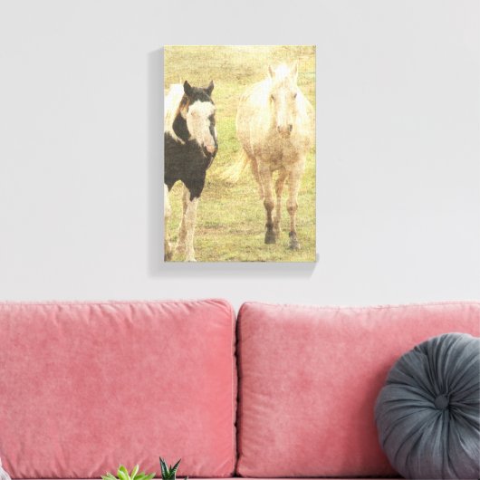 Toile Palomino et Pinto (Insitu(Salon))