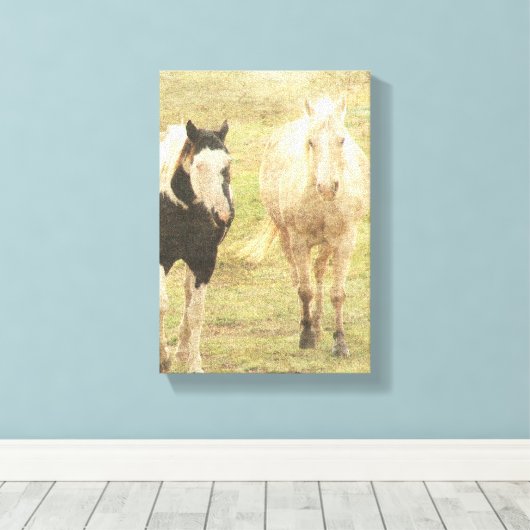 Toile Palomino et Pinto (Insitu (Plancher de Bois))