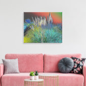 Toile Pampas Grass Solarisé - Manipulation numérique (Insitu(Salon))