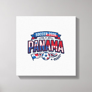 Toile Panama Football 2026 Football Gras Pays Typographi