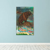 Toile Panama Pacifique International Expo Publicité (Insitu (Plancher de Bois))