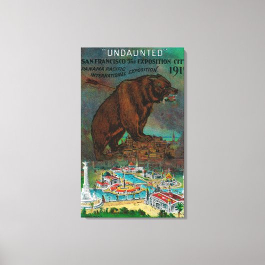 Toile Panama Pacifique International Expo Publicité (Recto)