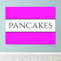 PANCAKES Texte amusant Vive Vive Rose Blancs