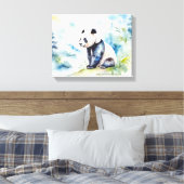 Toile Panda apporte bonne chance (Insitu(Chambre))