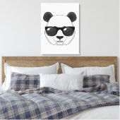 Toile Panda avec lunettes de soleil (Insitu(Chambre))
