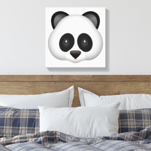 Toile Panda - Emoji (Insitu(Chambre))