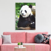 Toile Panda géant mangeant du bambou (Insitu(Salon))