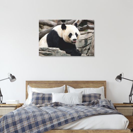 Toile Panda géant sur les rochers (Insitu(Chambre))