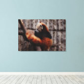 Toile Panda rouge (Insitu (Plancher de Bois))