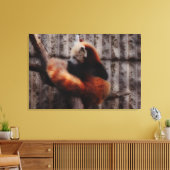Toile Panda rouge (Insitu(Salon))