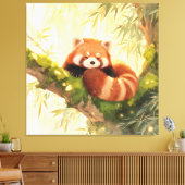 Toile Panda roux (Insitu(Salon))