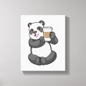 Toile Panda with Coffee to go (Recto)