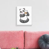 Toile Panda with Coffee to go (Insitu(Salon))