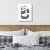 Toile Panda with Coffee to go (Insitu(Chambre))
