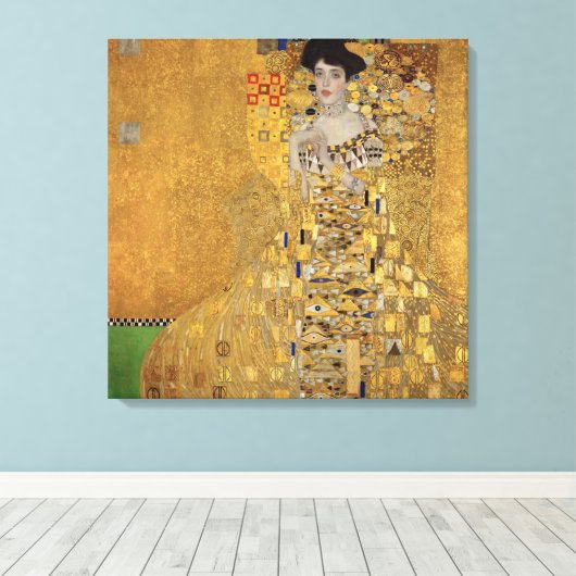 TOILE PANEL CANVAS : GUSTAV KLIMT : ADELE BLOCH BAUER (Insitu (Plancher de Bois))