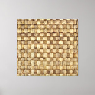 Toile Panier d'artisanat Texture sans couture