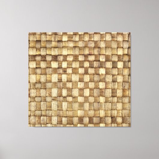 Toile Panier d'artisanat Texture sans couture (Recto)