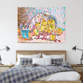 Toile Panier de fruits Pitcher nourriture encore vie art (Insitu(Chambre))
