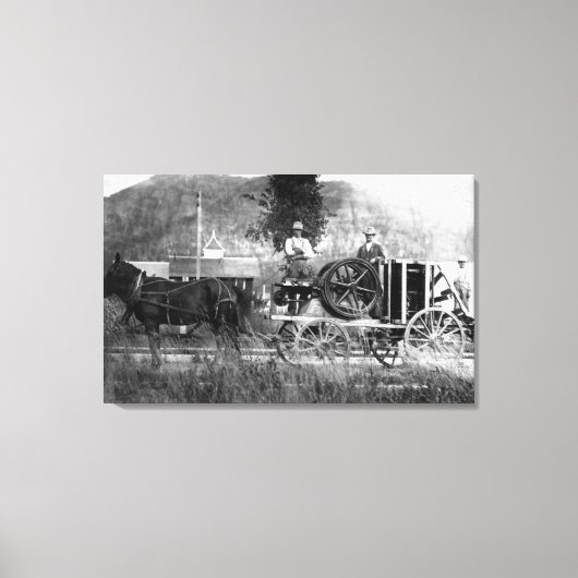 Toile Panier tiré à cheval (Recto)