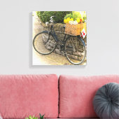 Toile Panier vintage Push Vélo Panier Pays Scène (Insitu(Salon))