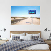 Toile Panneau Bienvenue au Nevada (Insitu(Chambre))