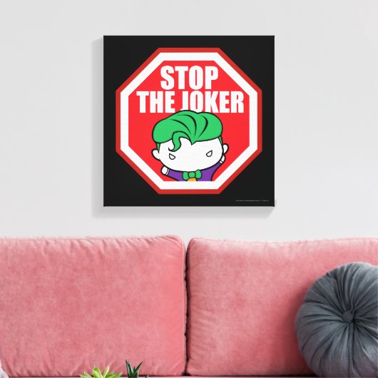 Toile Panneau Chibi "Stop The Joker" (Insitu(Salon))