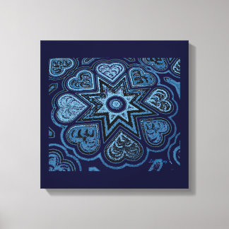 Toile Panneau 'Cœurs Pleins d'Amour' Impr (Rustiques) (B