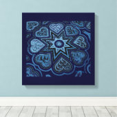 Toile Panneau 'Cœurs Pleins d'Amour' Impr (Rustiques) (B (Insitu (Plancher de Bois))