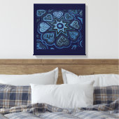 Toile Panneau 'Cœurs Pleins d'Amour' Impr (Rustiques) (B (Insitu(Chambre))