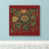 Toile Panneau 'Cœurs Pleins d'Amour' (Rustiques) (Bourgo (Insitu (Plancher de Bois))