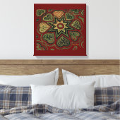 Toile Panneau 'Cœurs Pleins d'Amour' (Rustiques) (Bourgo (Insitu(Chambre))