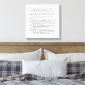 Toile Panneau d'art en bois rustique Psaume 91 (Insitu(Chambre))
