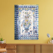 Toile Panneau de dalle de Delft de la salle de bain (Insitu(Salon))