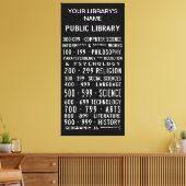 Toile Panneau de défilement du bus de bibliothèque (Insitu(Salon))