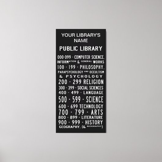 Toile Panneau de défilement du bus de bibliothèque (Recto)