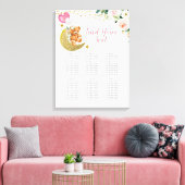 Toile Panneau de la carte de siège de l'ours en peluche  (Insitu(Salon))