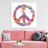 Toile Panneau de Paix, Déchets (Insitu(Salon))