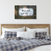 Toile Panneau de rue Penny Lane (Insitu(Chambre))