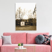 Toile Panneau d'entrée et vue Lodge (Insitu(Salon))
