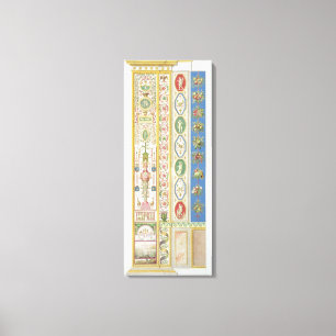 Toile Panneau du bungalow de Raphael à Vatican, engr