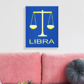 Toile Panneau étoile Balance dorée de Libra (Insitu(Salon))