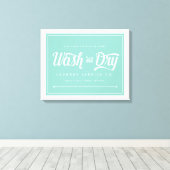 Toile Panneau Laver et blanchisserie sèche (Insitu (Plancher de Bois))