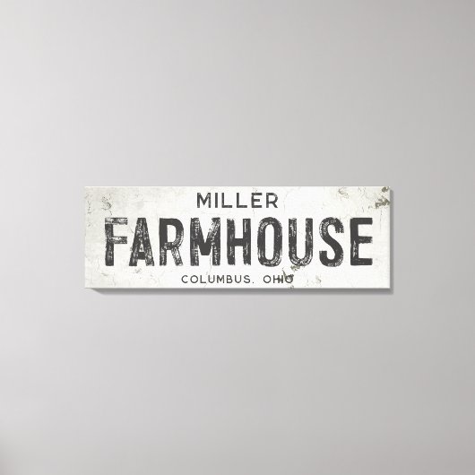 Toile Panneau long Rustique moderne industriel (Recto)