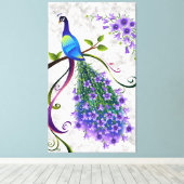 Toile Panneau Peacock Imaginaire 3 (Insitu (Plancher de Bois))