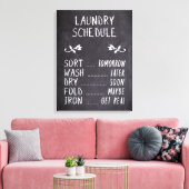 Toile Panneau Programme de blanchisserie (Insitu(Salon))