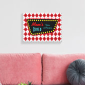 Toile Panneau Retro Mom's Diner (Insitu(Salon))