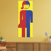 Toile Panneau thaïlandais ⚠ toilettes Ladyboy ⚠ (Insitu(Salon))