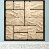 Toile Panneaux 3D texturés Art mur (Insitu (Plancher de Bois))